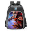 Smite Hun Batz Red Demon Skin School Backpack