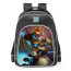 Smite Hun Batz Space Monkey Skin School Backpack