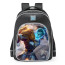Smite Janus Presidential Punisher Skin School Backpack