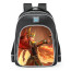 Smite Jing Wei Phoenix Fire Skin School Backpack