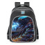 Smite Jormungandr Living Alloy Skin School Backpack