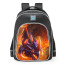 Smite Jormungandr Ragnarok Skin School Backpack
