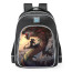 Smite Jormungandr The Mighty Storm Skin School Backpack