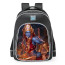 Smite Kali Crimson Death Skin School Backpack