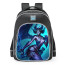 Smite Medusa Glacial Gaze Skin School Backpack