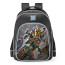 Smite Medusa Mortal Coil Skin School Backpack