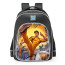 Smite Mercury Shaolin Fury Skin School Backpack