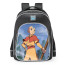 Smite Merlin Aang Skin School Backpack