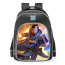 Smite Merlin Golden Skin School Backpack