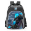 Smite Merlin Master Soulbinder Skin School Backpack
