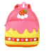 Kids Preschool Kindergarten Cute Backpack Rucksack Pink Cake